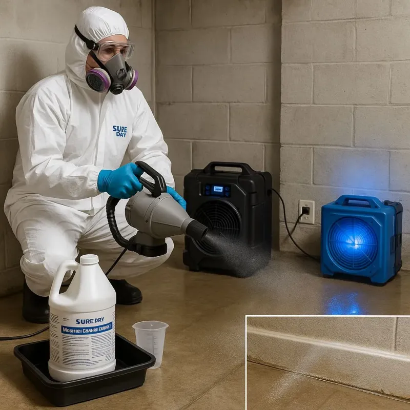 Sanitization and Odor Removal process in Colrain, MA
