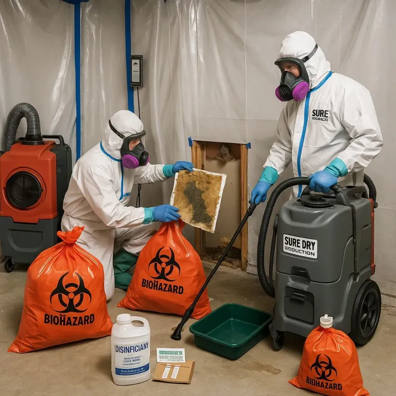 Contaminated Water Handling Protocols process in Colrain, MA
